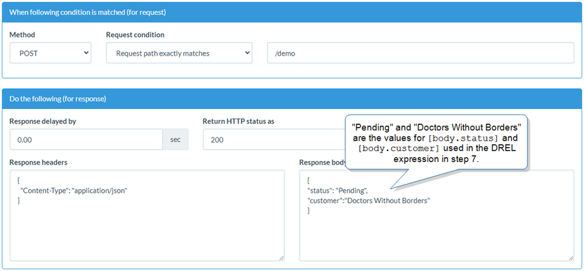 Configure your HTTP endpoint matching rules