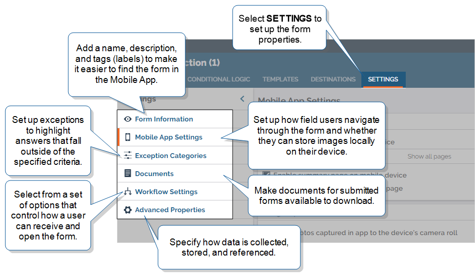 Set Up Form Properties